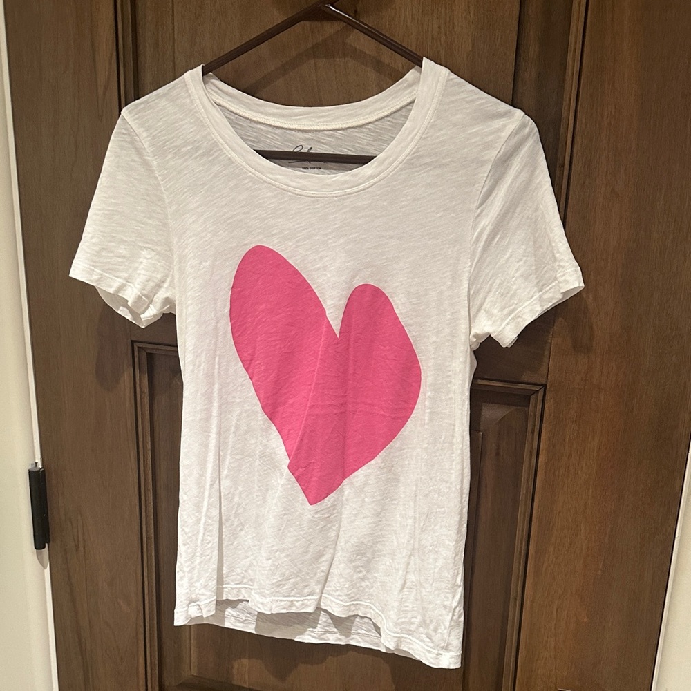 Elan White Cotton T-Shirt